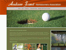 Tablet Screenshot of andoverforest.org